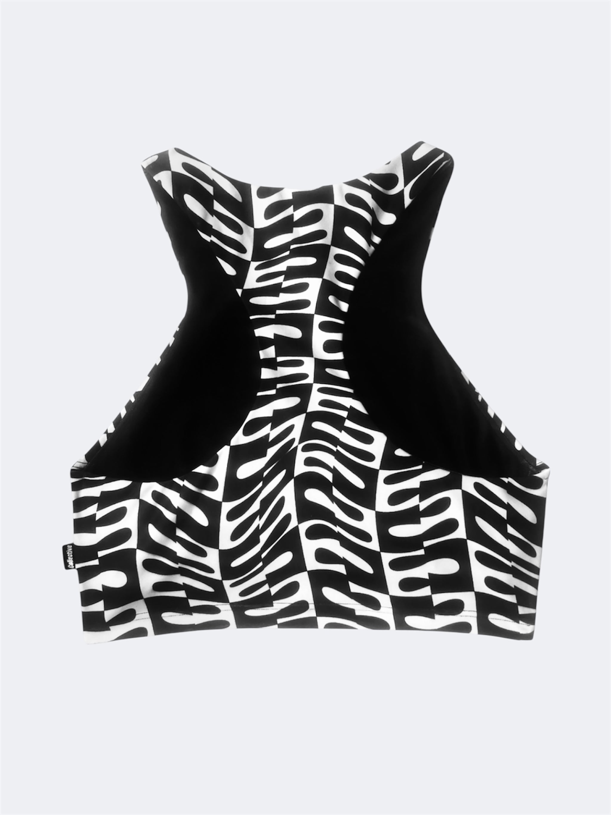 Womens Racerback Top Distorted
